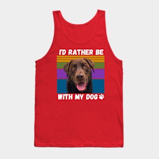 Rather Be With My Dog Tank Top